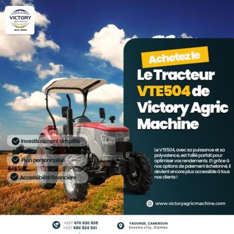 Buy the VTE504 Tractor with Complete Flexibility