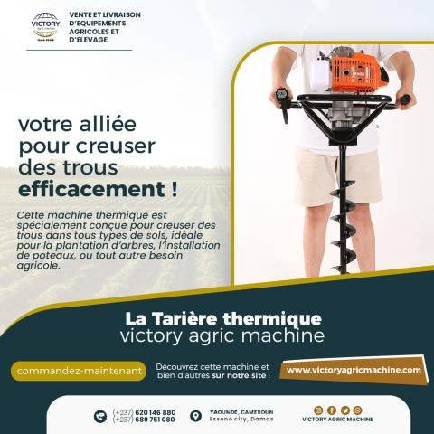 Thermal Auger: Dig Effortlessly with Victory Agric Machines!