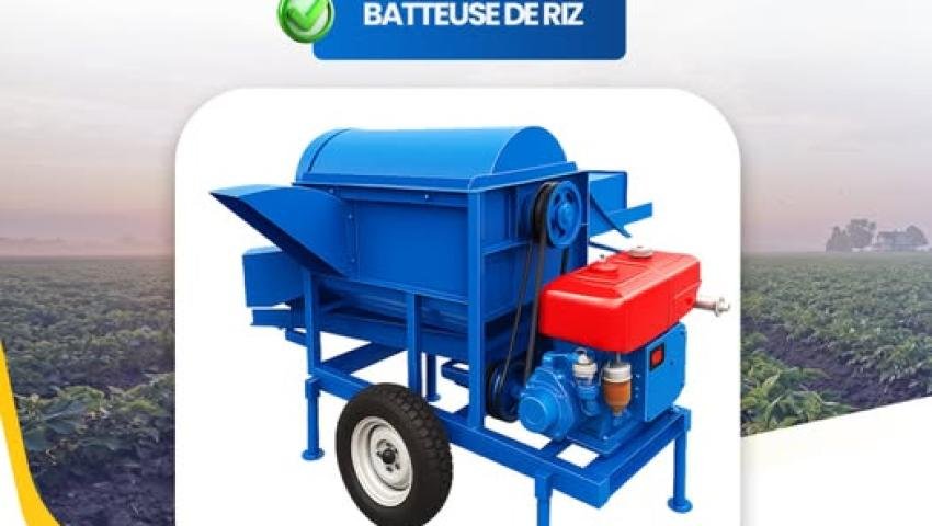 Battez votre riz plus vite et sans effort avec la Batteuse de Riz Victory Agric Machine